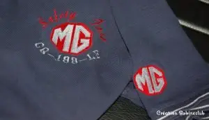 broderie sur polo cœur manche