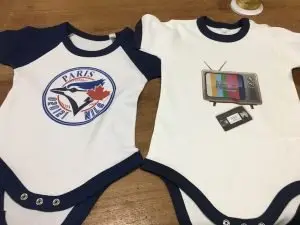 Bodys personnalisés en impression directe