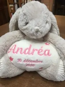 doudou brodé personnalisé