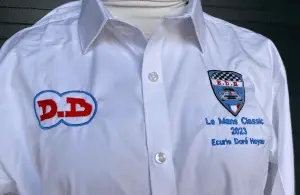 chemise broderie poitrine