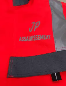 marquage sur gilet fluo
