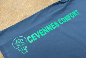 marquage dos coté tee shirt