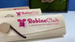 impression DTF UV sur objet plumier